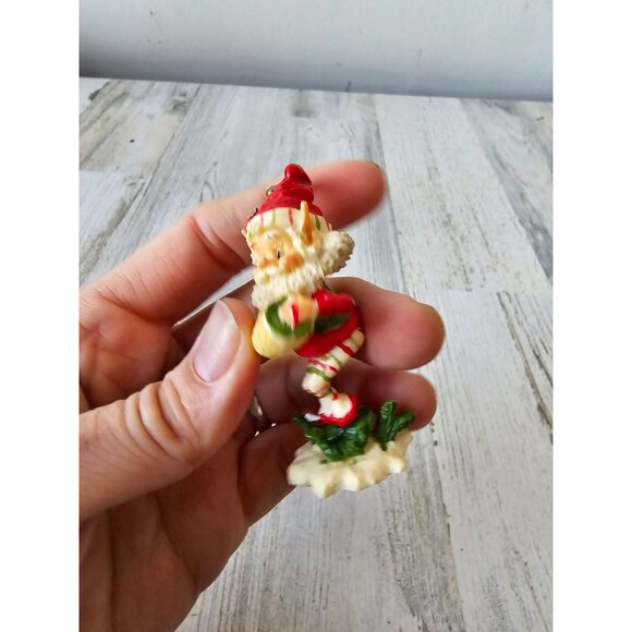 Enesco swifty elf accordion North Pole village figurine Xmas vintage ziminecki d - Picture 7 of 9